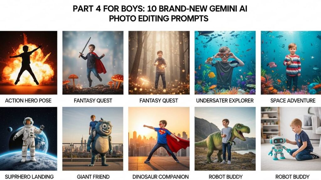 10 Brand-New Gemini AI Photo Editing Prompts