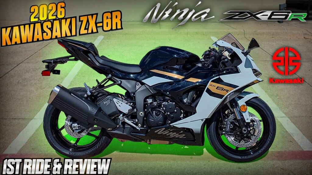 Kawasaki Ninja ZX-6R (2026) Launched – Refined Engine, Aggressive Supersport Design & Modern Tech