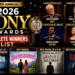 2026 Trsony Awards Winner : Complete List of Broadway’s Biggest Winners and Highlights